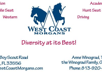 West Coast Morgans